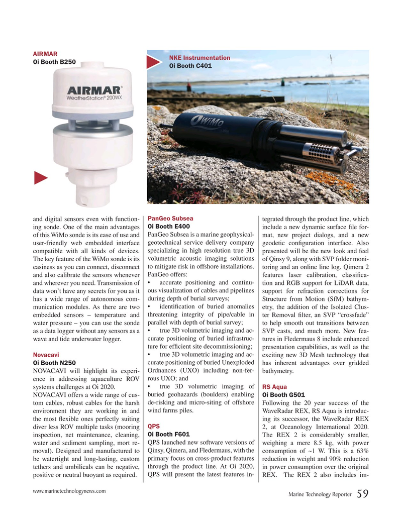 Marine Technology Magazine, page 59,  Mar 2020