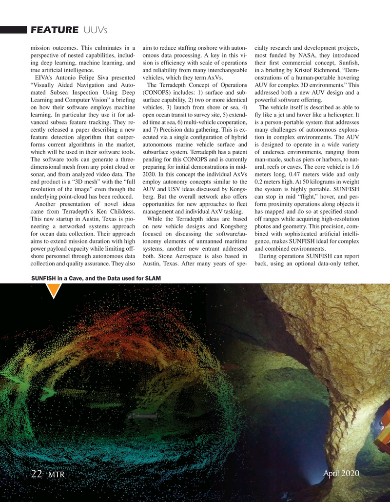 Marine Technology Magazine, page 22,  Apr 2020