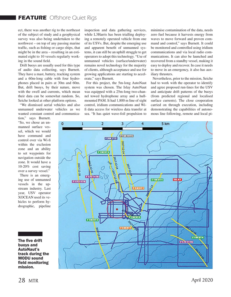 Marine Technology Magazine, page 28,  Apr 2020