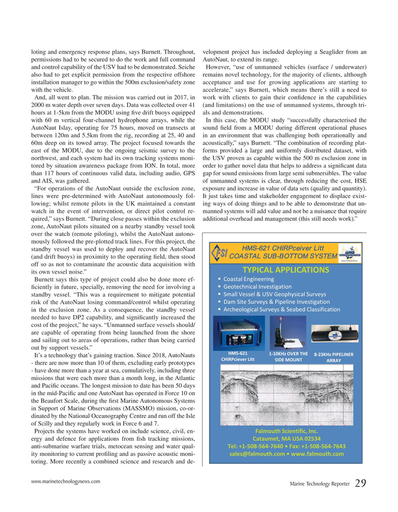 Marine Technology Magazine, page 29,  Apr 2020