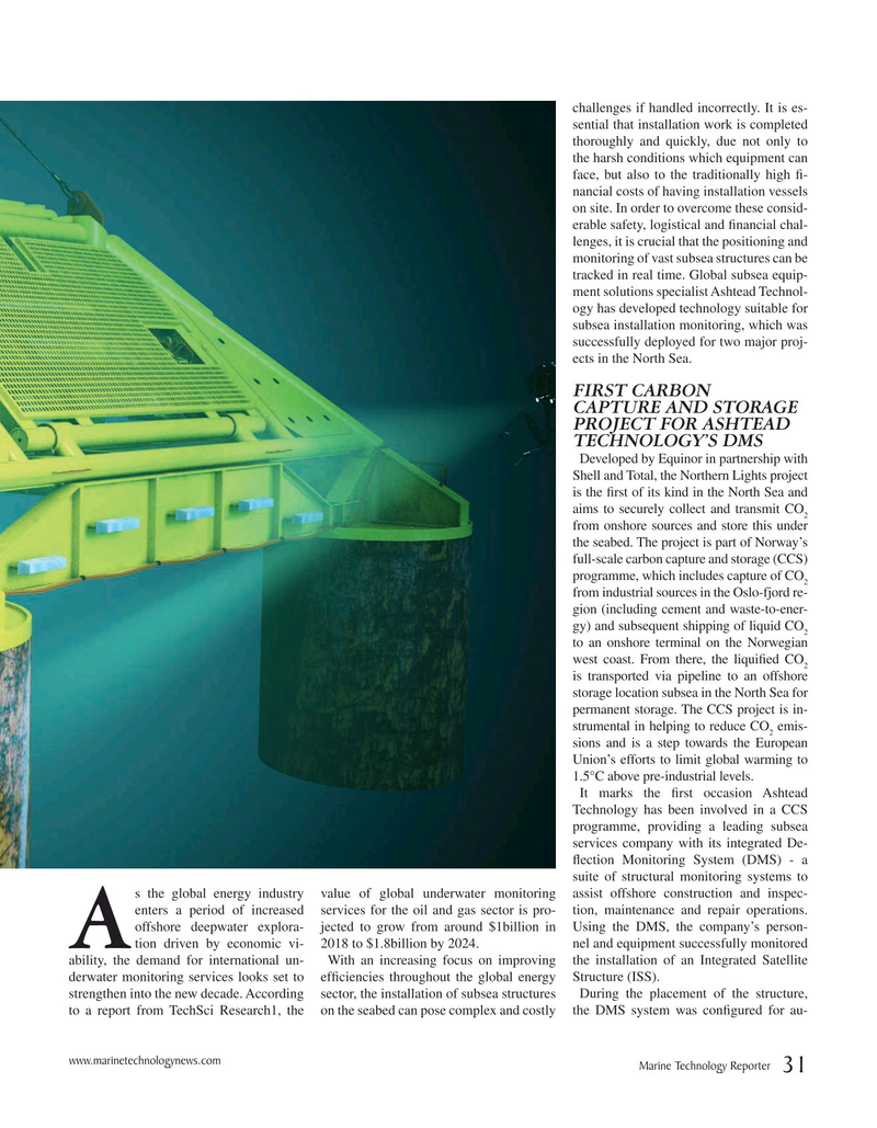 Marine Technology Magazine, page 31,  Apr 2020