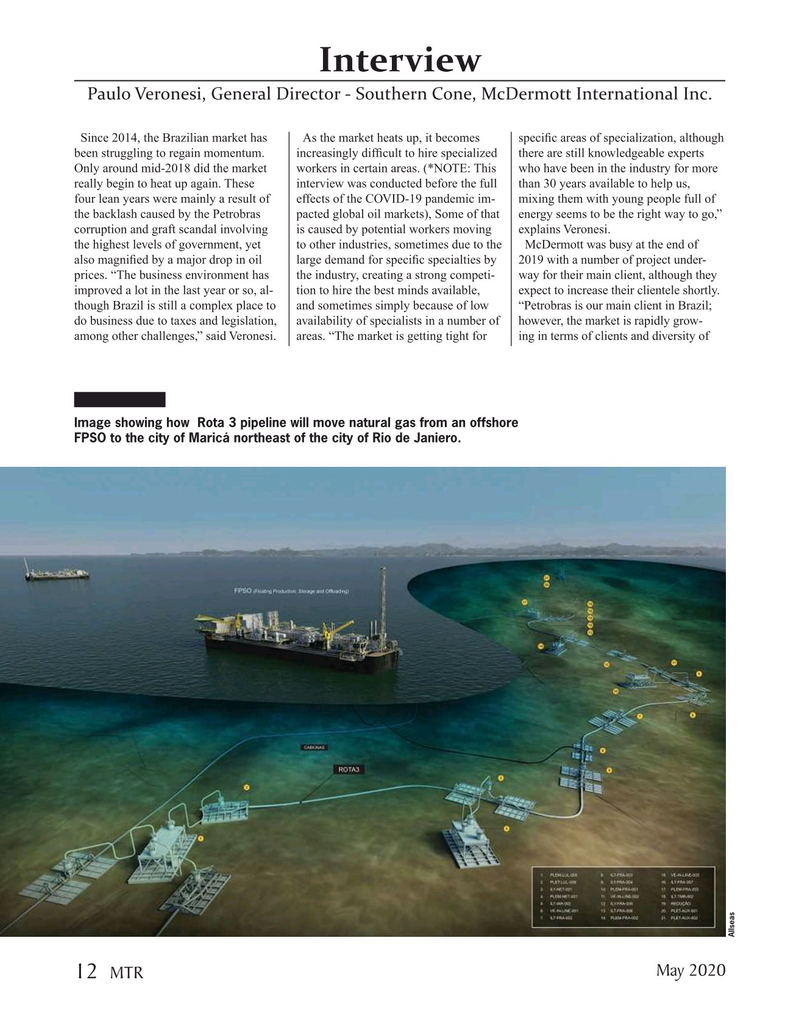 Marine Technology Magazine, page 12,  May 2020