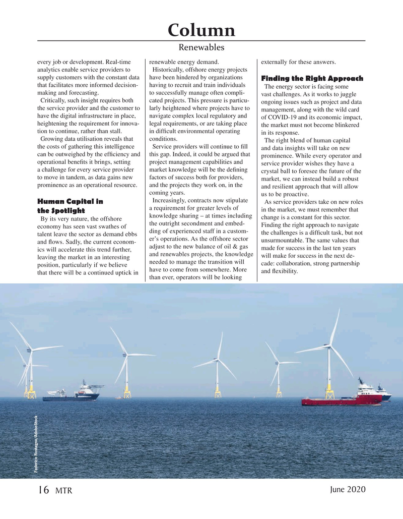 Marine Technology Magazine, page 16,  Jun 2020