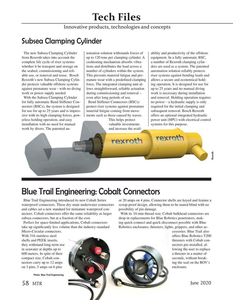Marine Technology Magazine, page 58,  Jun 2020