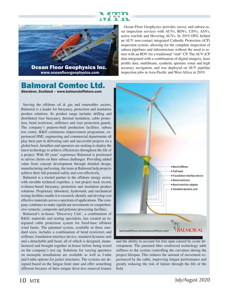Marine Technology Magazine, page 10,  Jul 2020