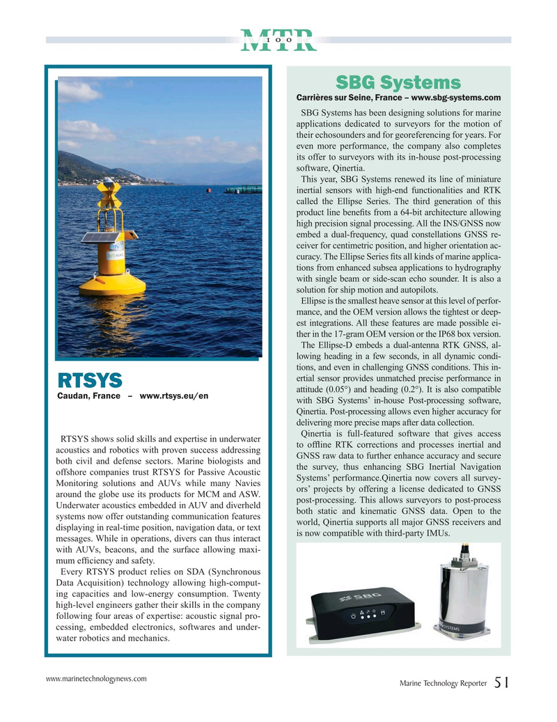 Marine Technology Magazine, page 51,  Jul 2020