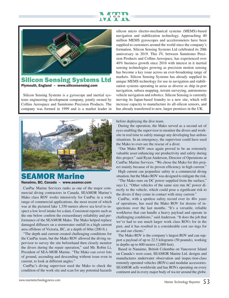 Marine Technology Magazine, page 53,  Jul 2020