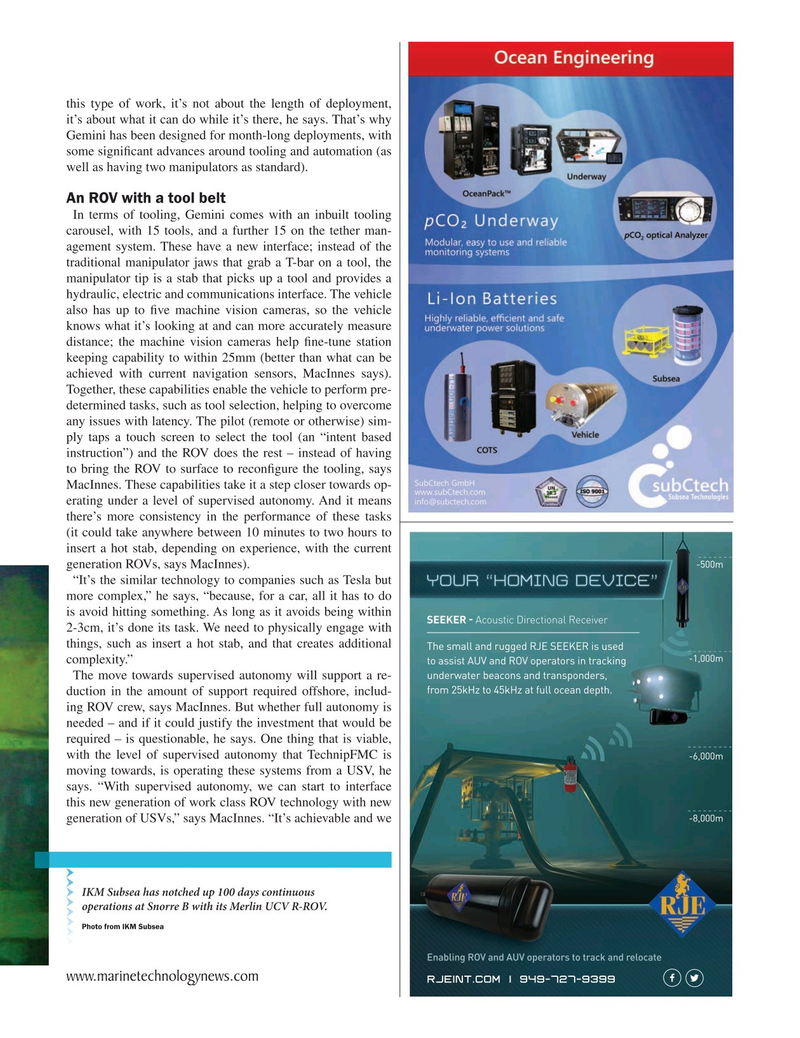 Marine Technology Magazine, page 41,  Sep 2020