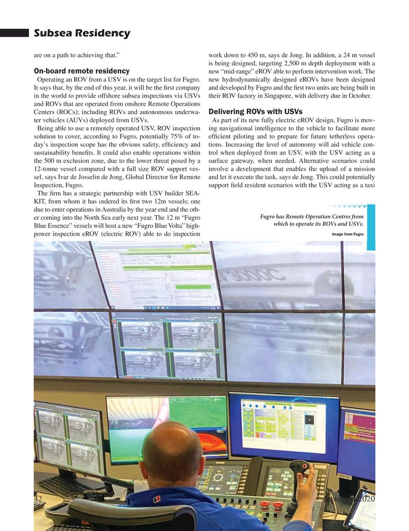 Marine Technology Magazine, page 42,  Sep 2020