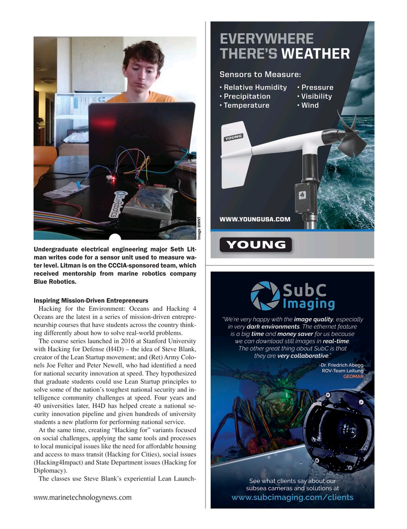 Marine Technology Magazine, page 47,  Sep 2020
