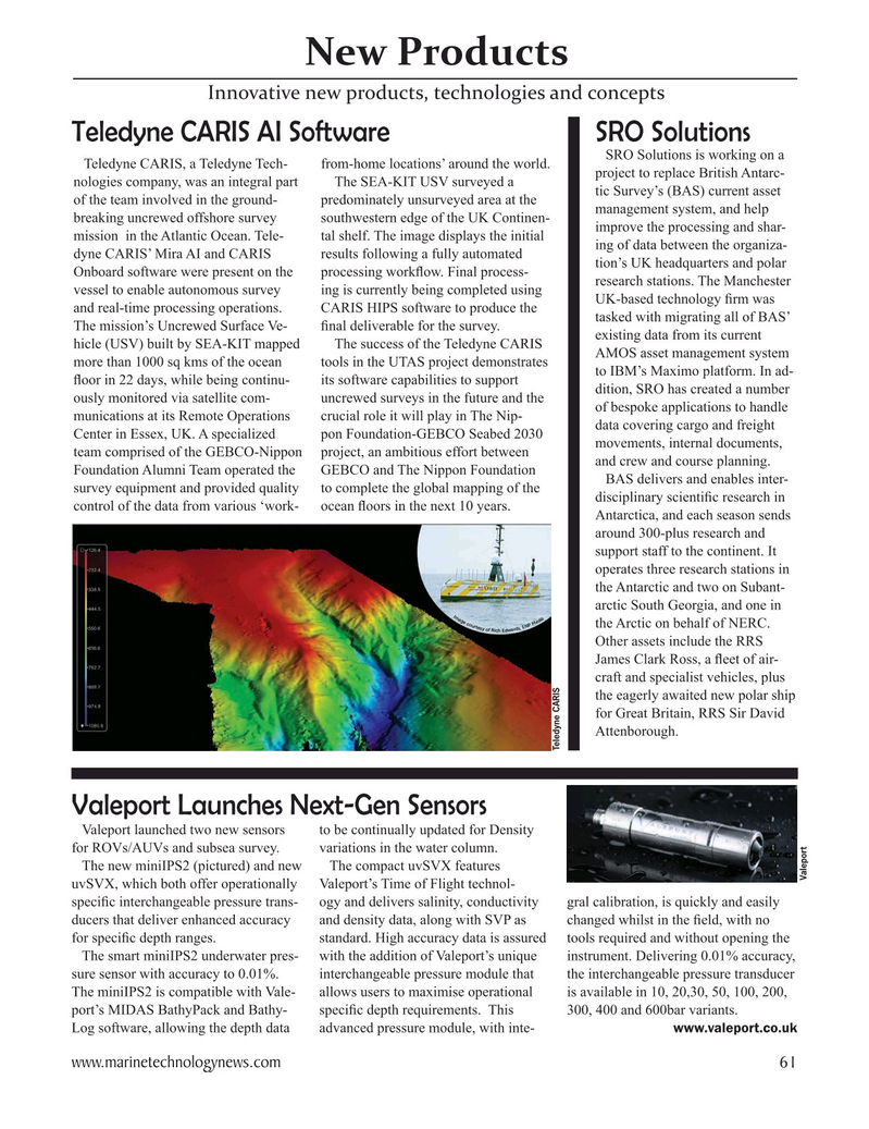 Marine Technology Magazine, page 61,  Oct 2020