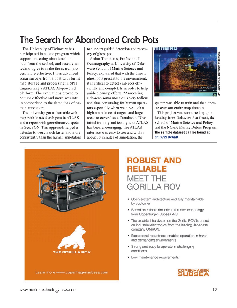 Marine Technology Magazine, page 17,  Nov 2020