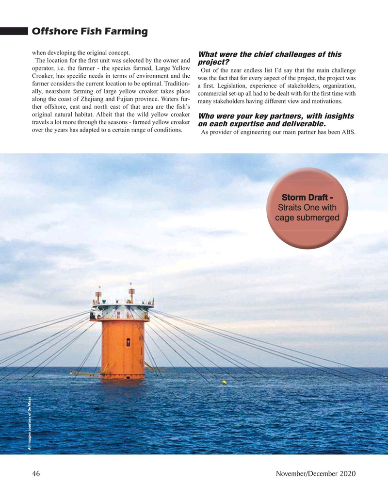 Marine Technology Magazine, page 46,  Nov 2020