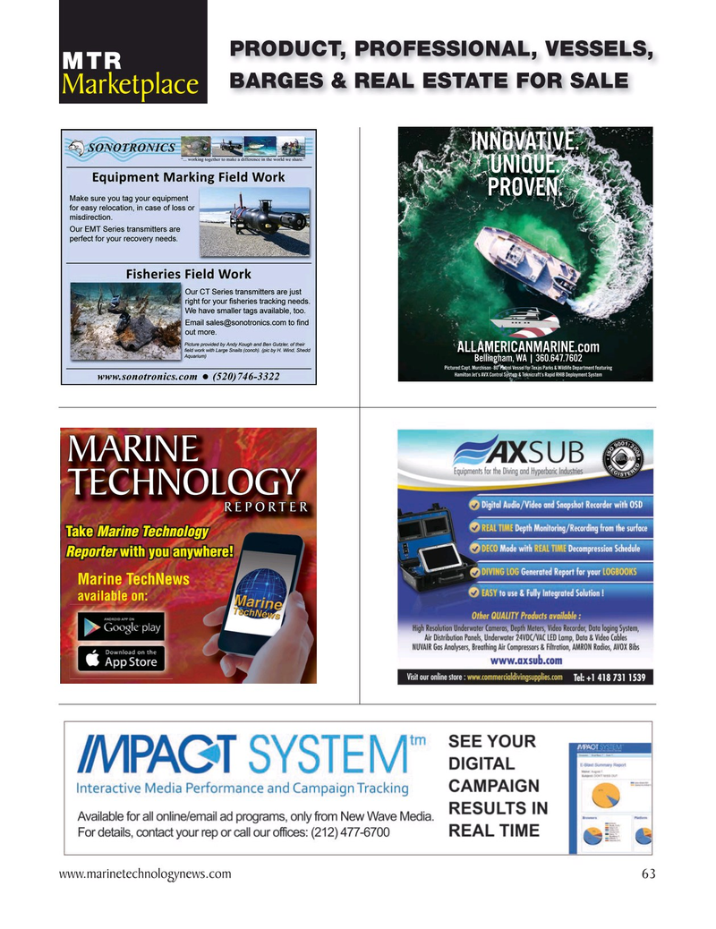 Marine Technology Magazine, page 63,  Nov 2020