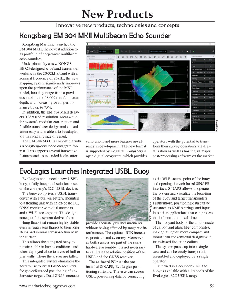 Marine Technology Magazine, page 59,  Jan 2021