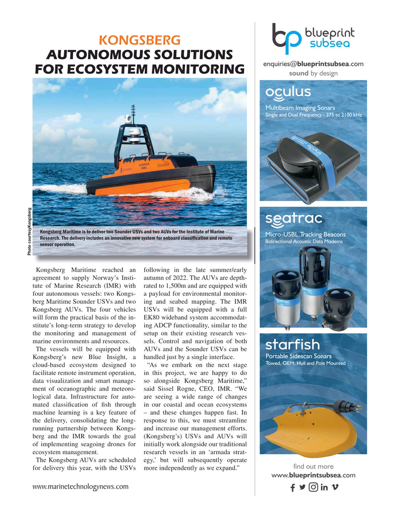 Marine Technology Magazine, page 15,  Mar 2021