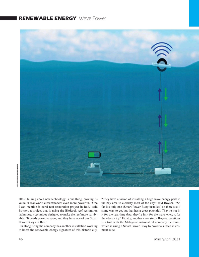 Marine Technology Magazine, page 46,  Mar 2021
