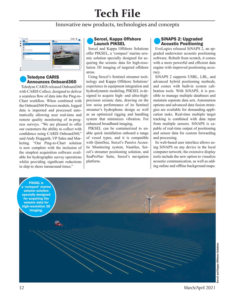 Marine Technology Magazine, page 52,  Mar 2021