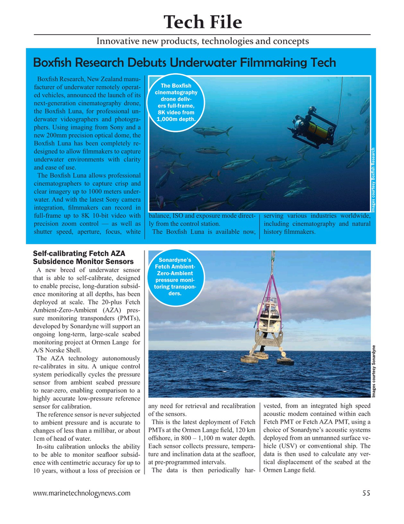 Marine Technology Magazine, page 55,  Mar 2021