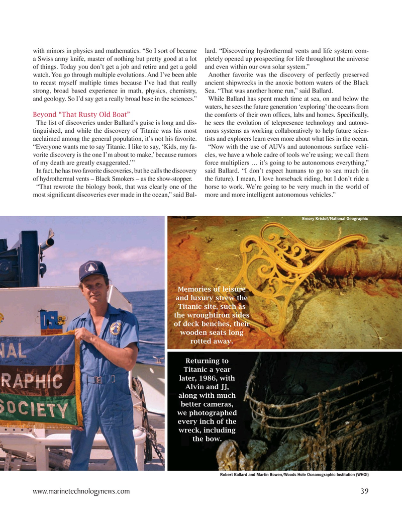 Marine Technology Magazine, page 39,  May 2021