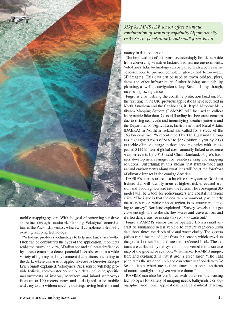 Marine Technology Magazine, page 33,  Jul 2021