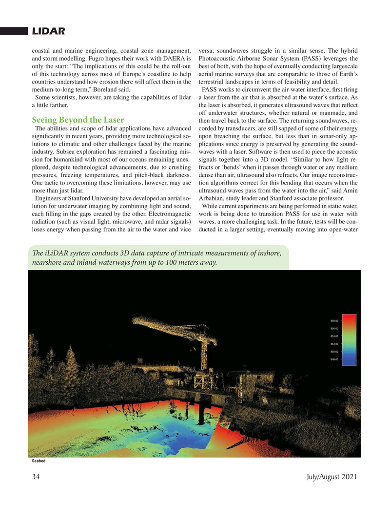 Marine Technology Magazine, page 34,  Jul 2021