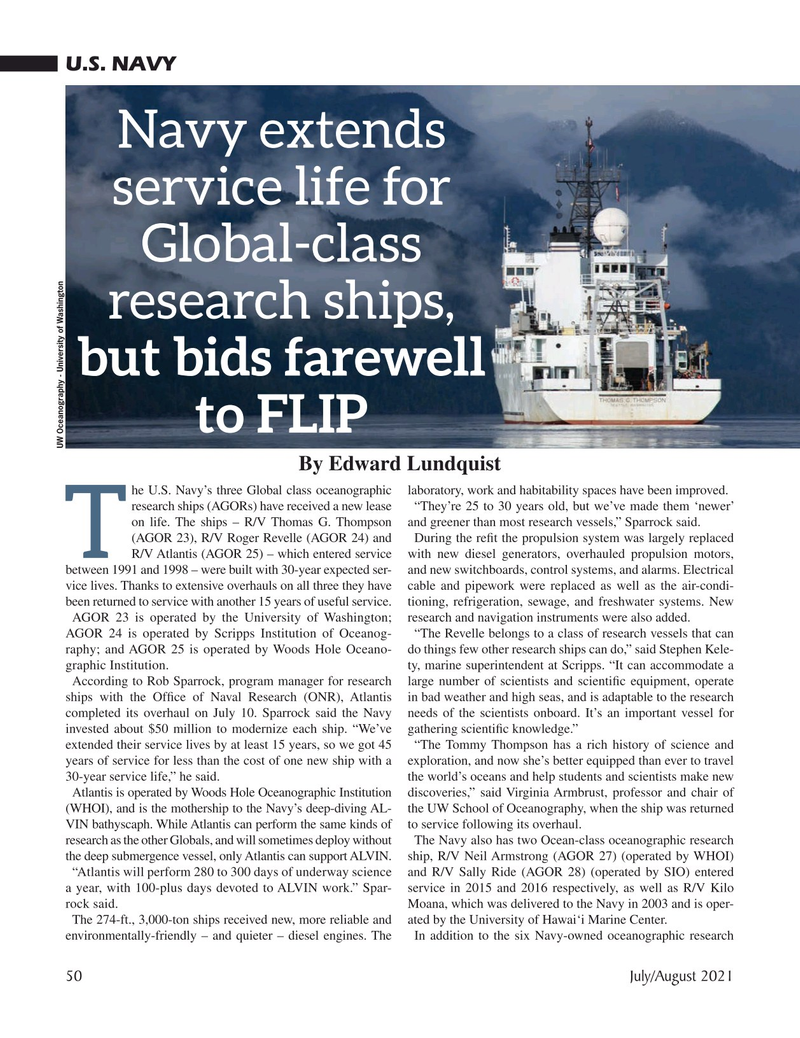 Marine Technology Magazine, page 50,  Jul 2021