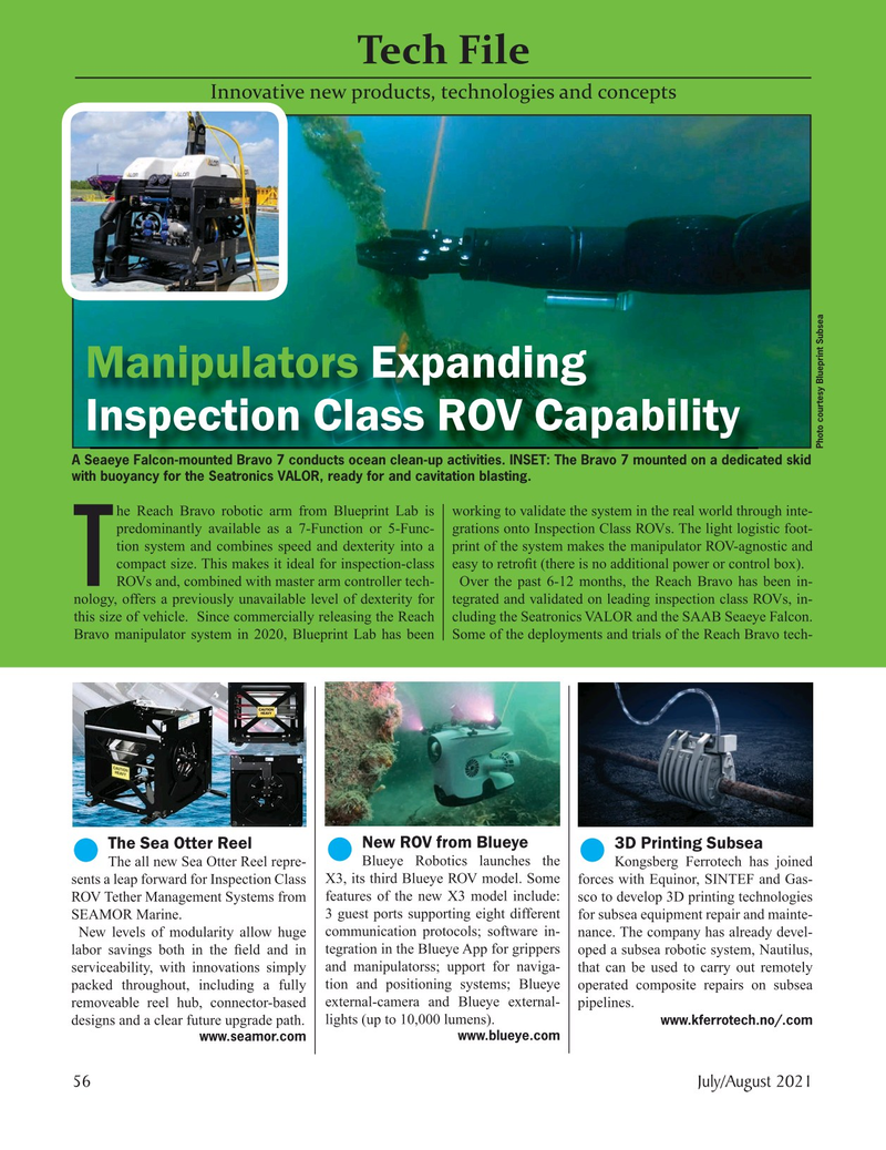 Marine Technology Magazine, page 56,  Jul 2021