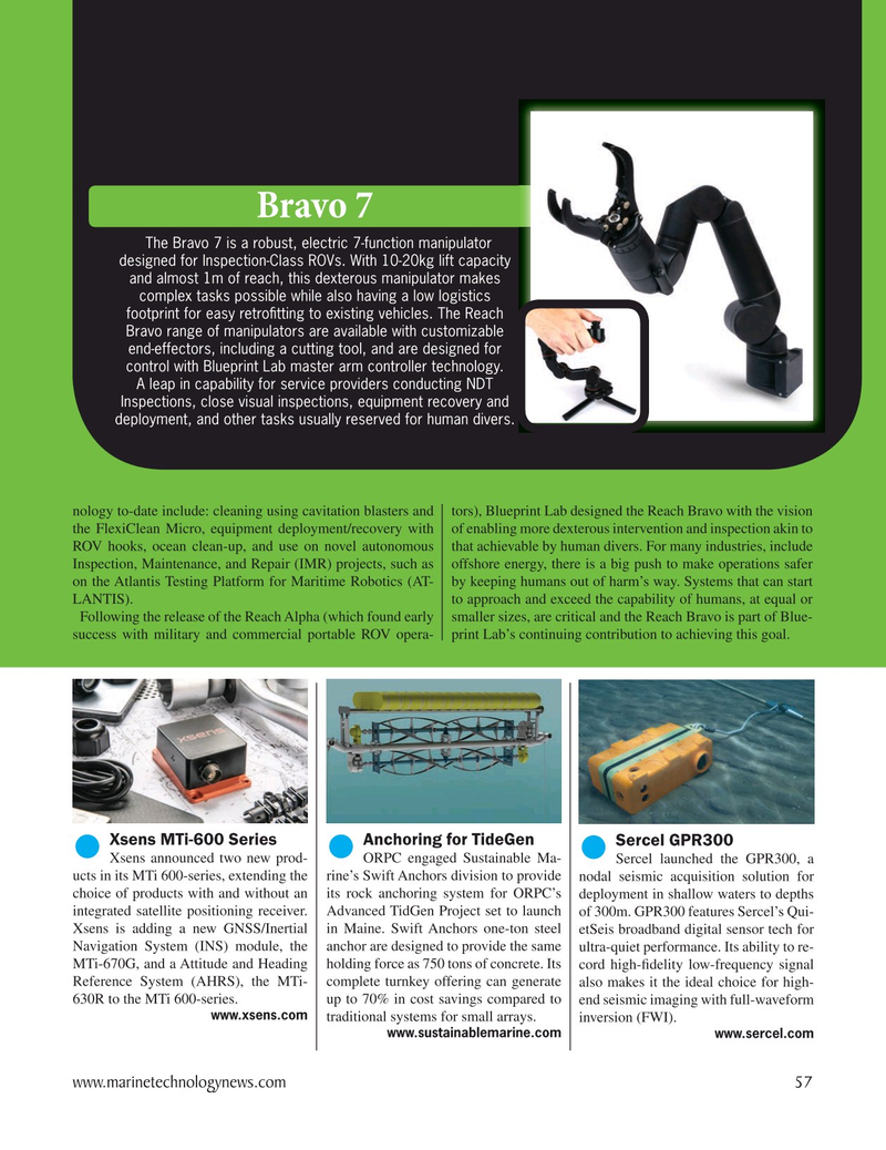 Marine Technology Magazine, page 57,  Jul 2021