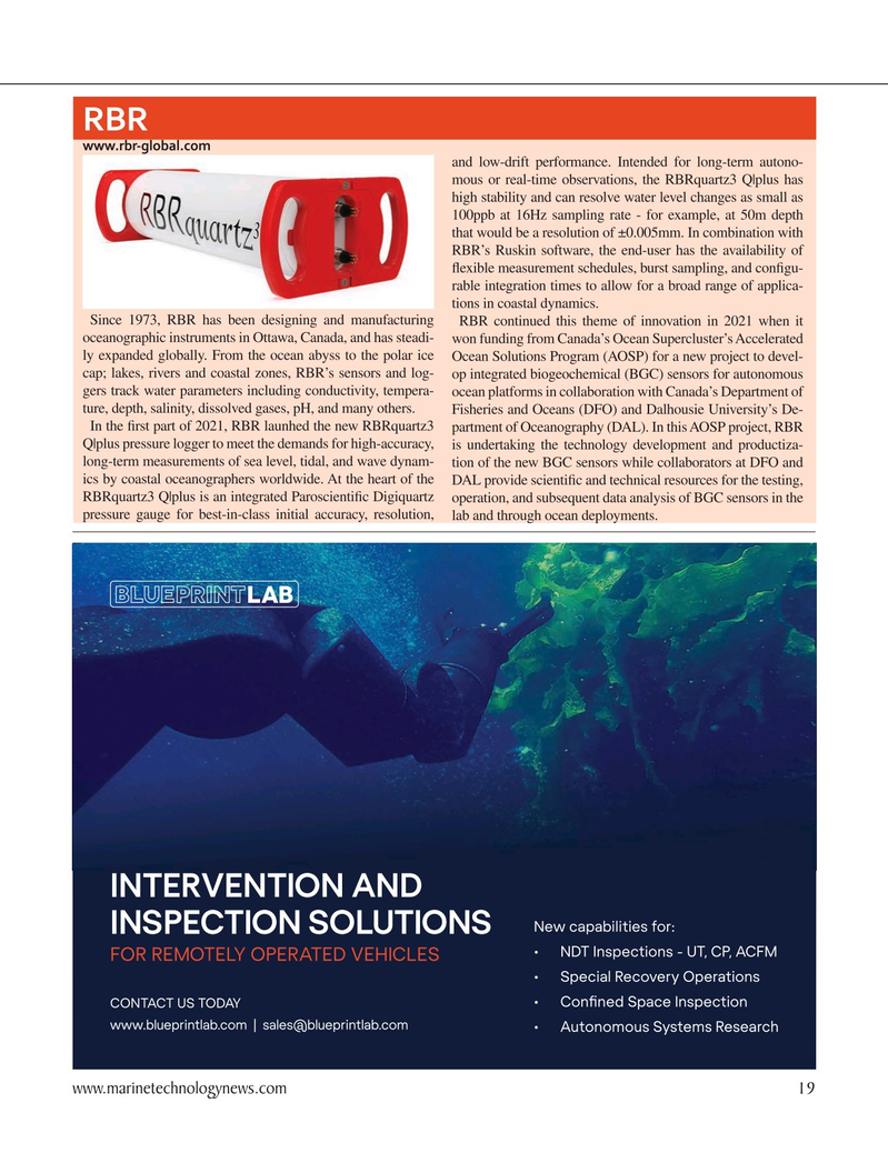 Marine Technology Magazine, page 19,  Sep 2021