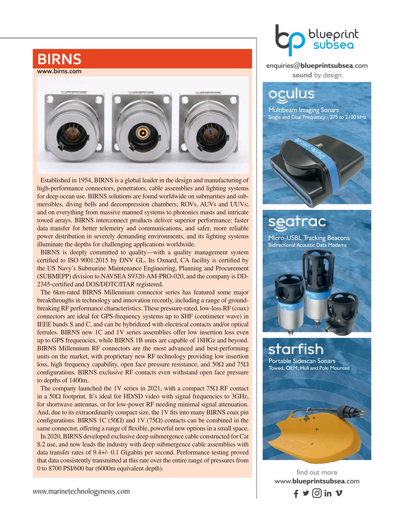 Marine Technology Magazine, page 25,  Sep 2021