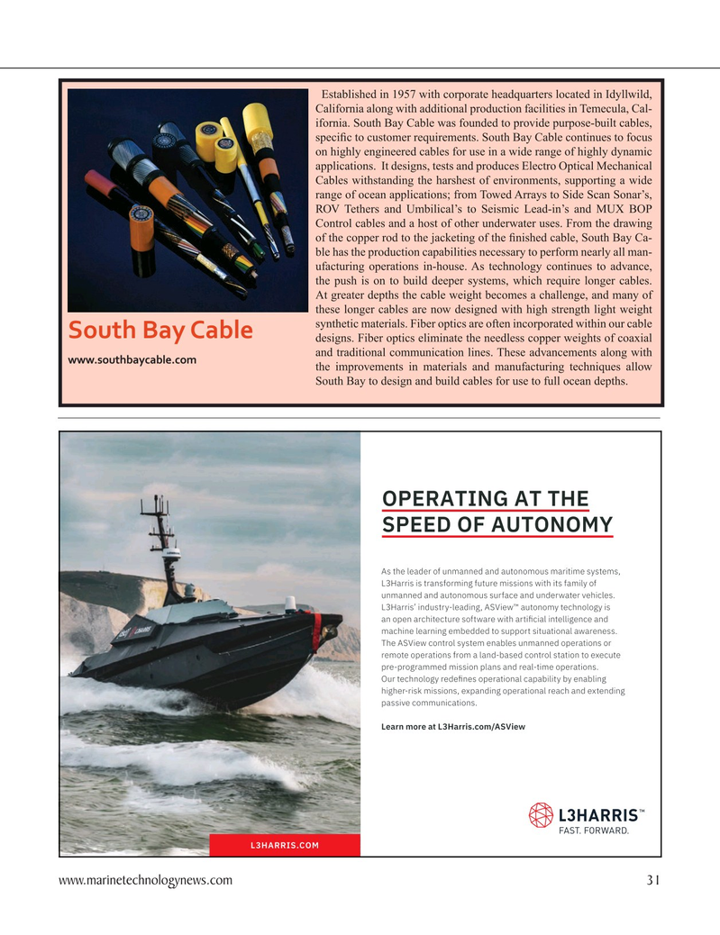 Marine Technology Magazine, page 31,  Sep 2021