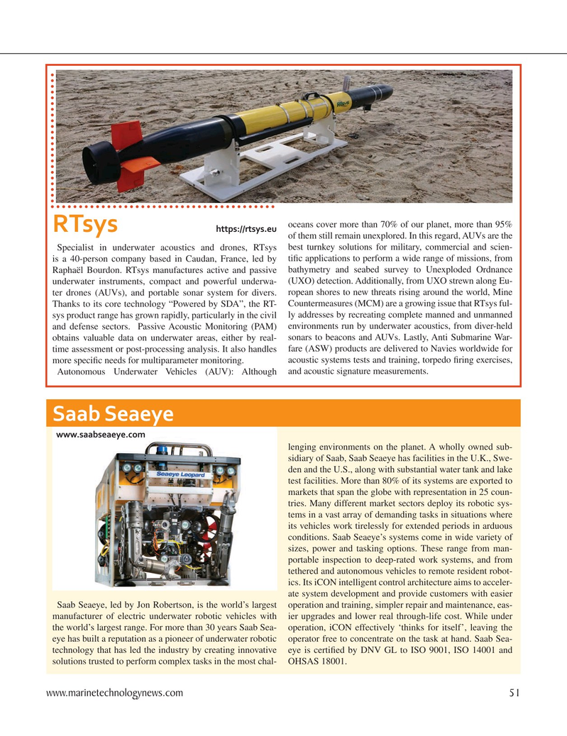 Marine Technology Magazine, page 51,  Sep 2021