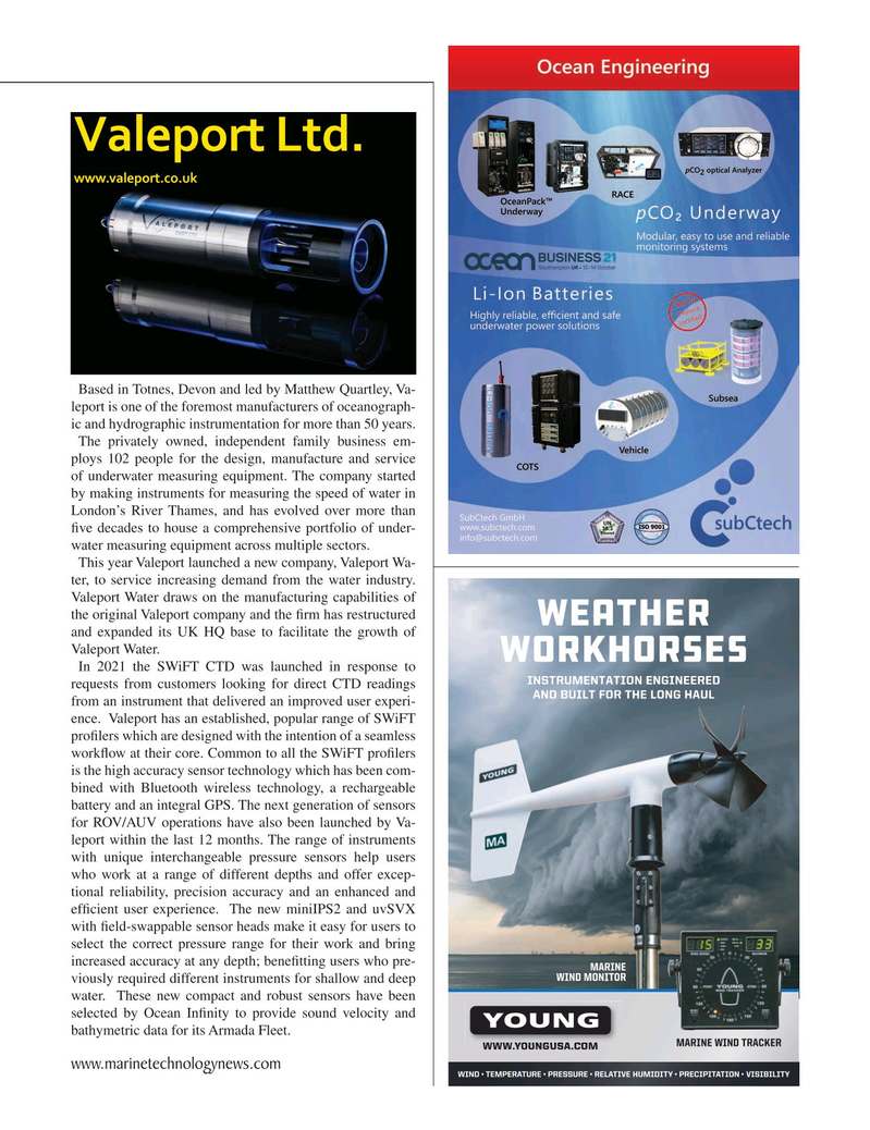 Marine Technology Magazine, page 53,  Sep 2021