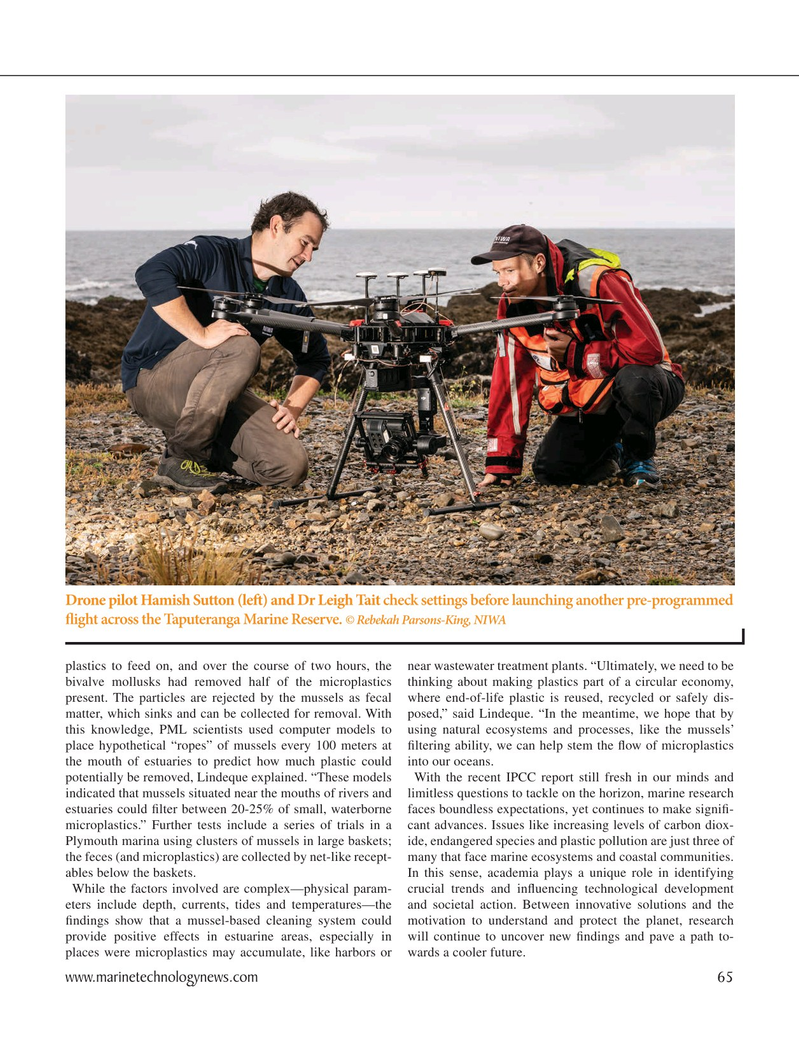 Marine Technology Magazine, page 65,  Sep 2021