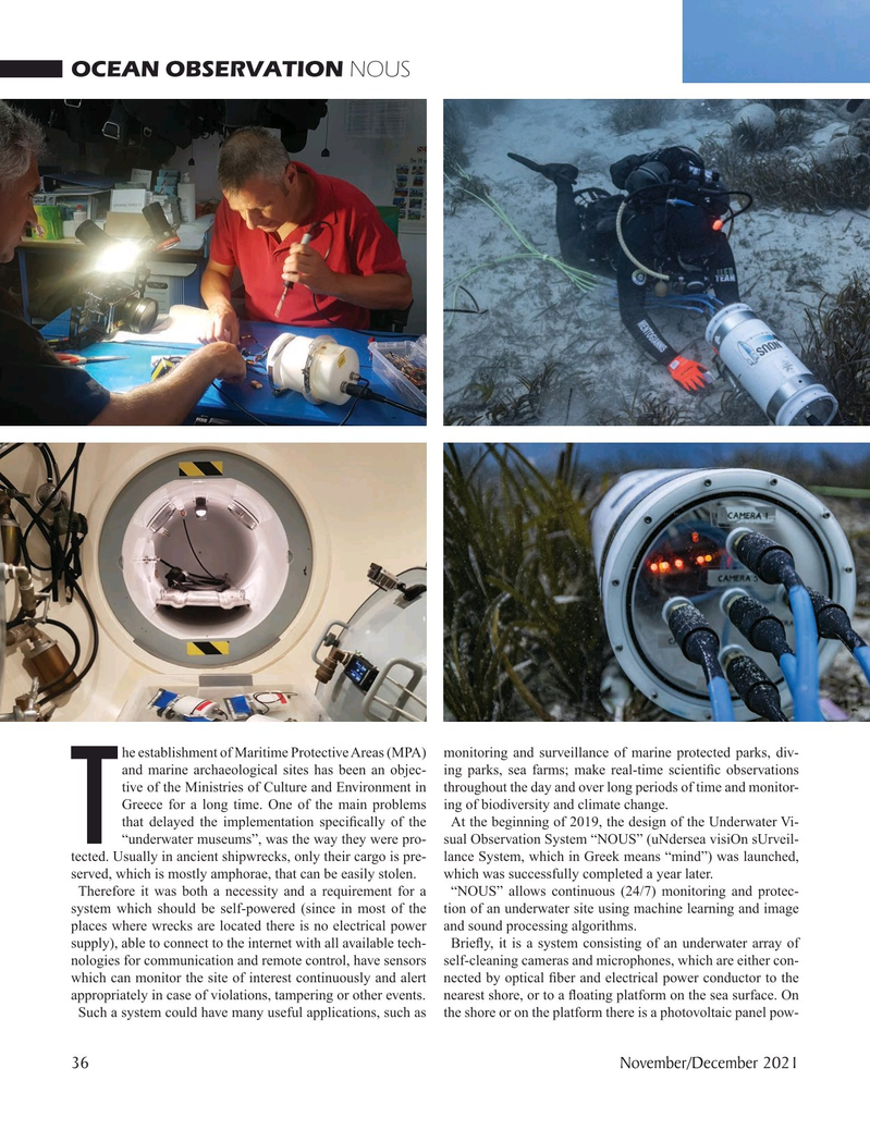 Marine Technology Magazine, page 36,  Nov 2021