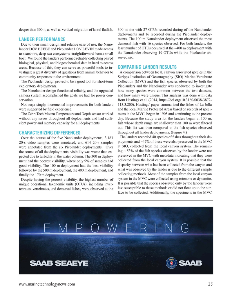 Marine Technology Magazine, page 25,  Mar 2022