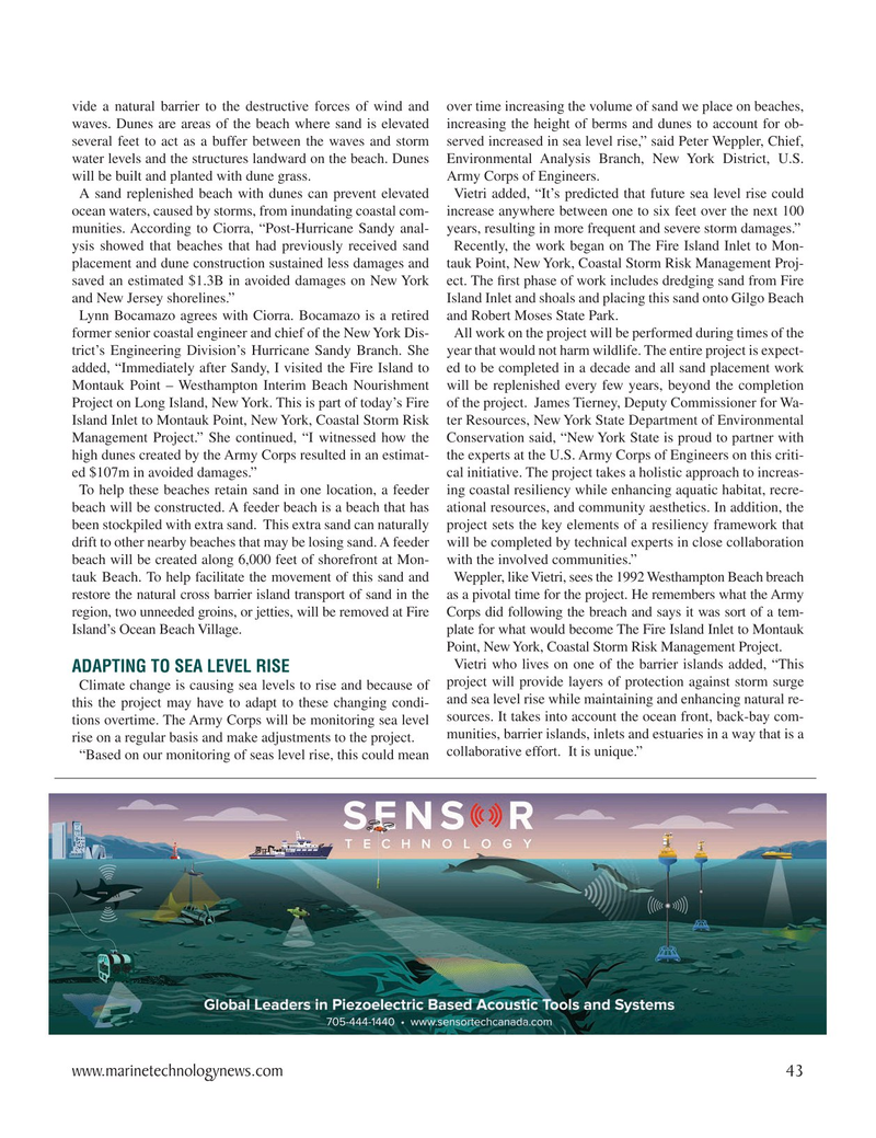 Marine Technology Magazine, page 43,  Mar 2022