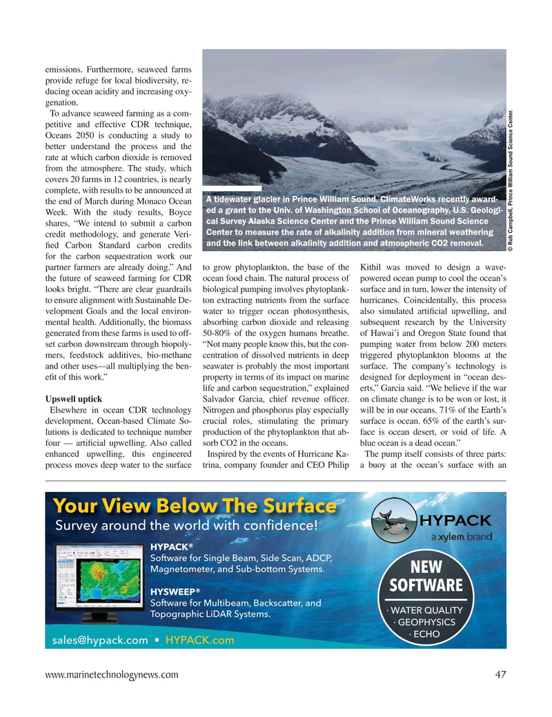 Marine Technology Magazine, page 47,  Mar 2022