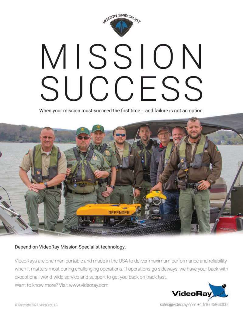 Marine Technology Magazine, page 2nd Cover,  May 2022