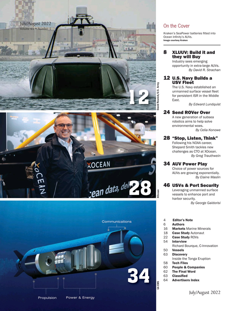 Marine Technology Magazine, page 2,  Jul 2022