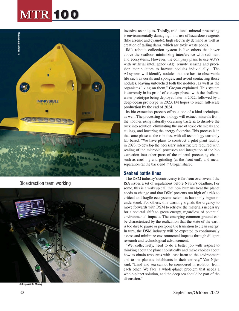Marine Technology Magazine, page 32,  Sep 2022