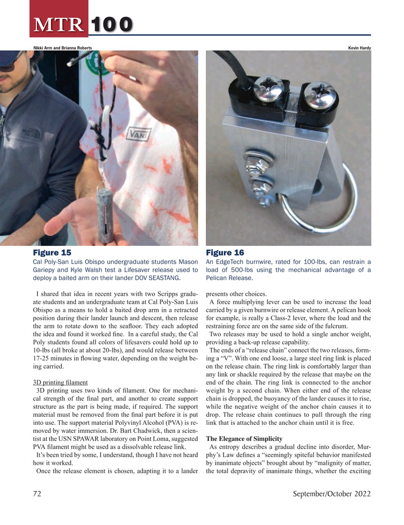 Marine Technology Magazine, page 72,  Sep 2022