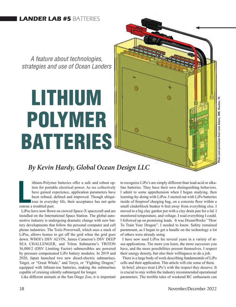 Marine Technology Magazine, page 38,  Nov 2022