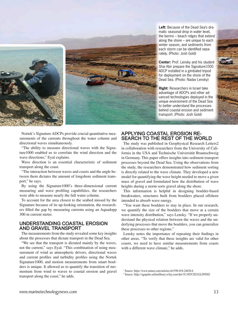 Marine Technology Magazine, page 53,  Mar 2023