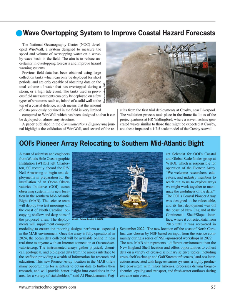 Marine Technology Magazine, page 55,  Mar 2023