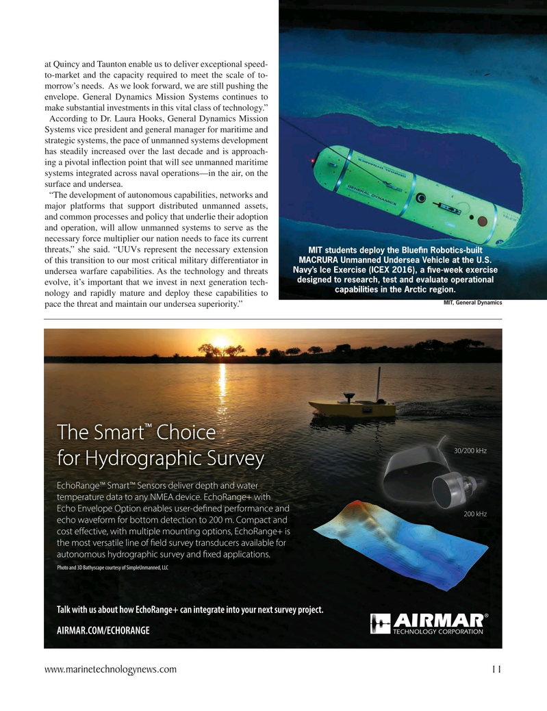 Marine Technology Magazine, page 11,  May 2023