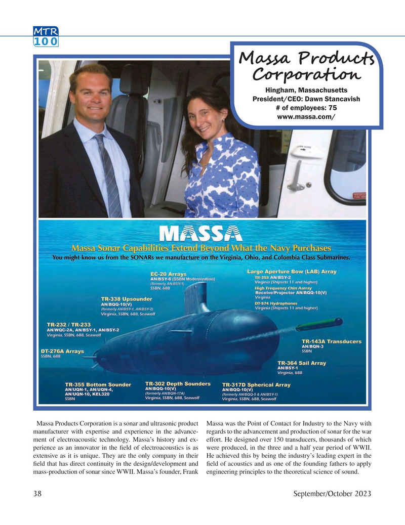 Marine Technology Magazine, page 38,  Sep 2023