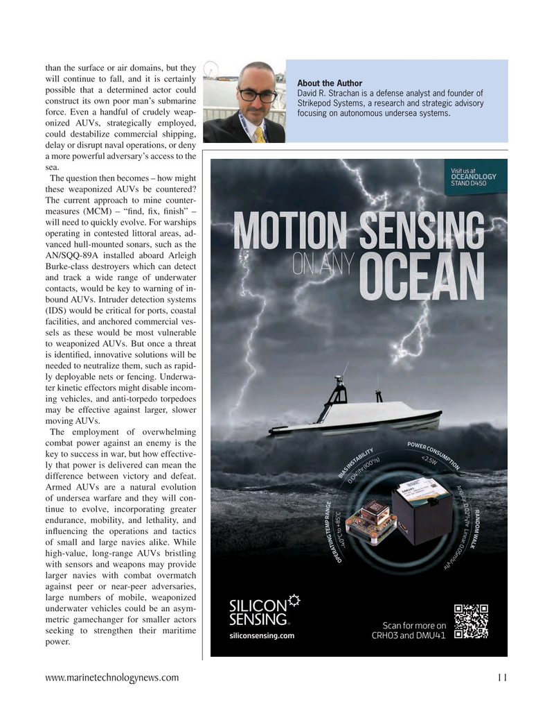 Marine Technology Magazine, page 11,  Jan 2024