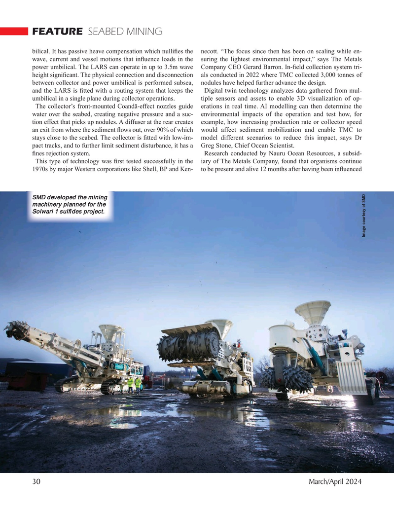 Marine Technology Magazine, page 30,  Mar 2024